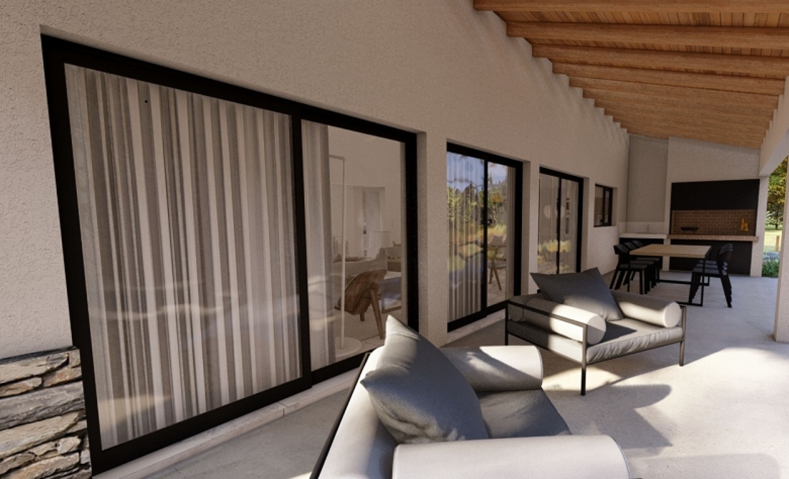 Hermosa casa en pozo barrio privado Villa Gral.Belgrano, Cordoba